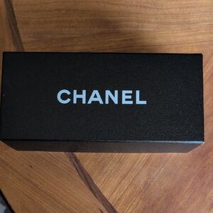 CHANEL Black Box with White Logo